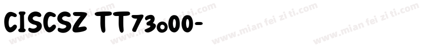 CISCSZ TT73o00字体转换